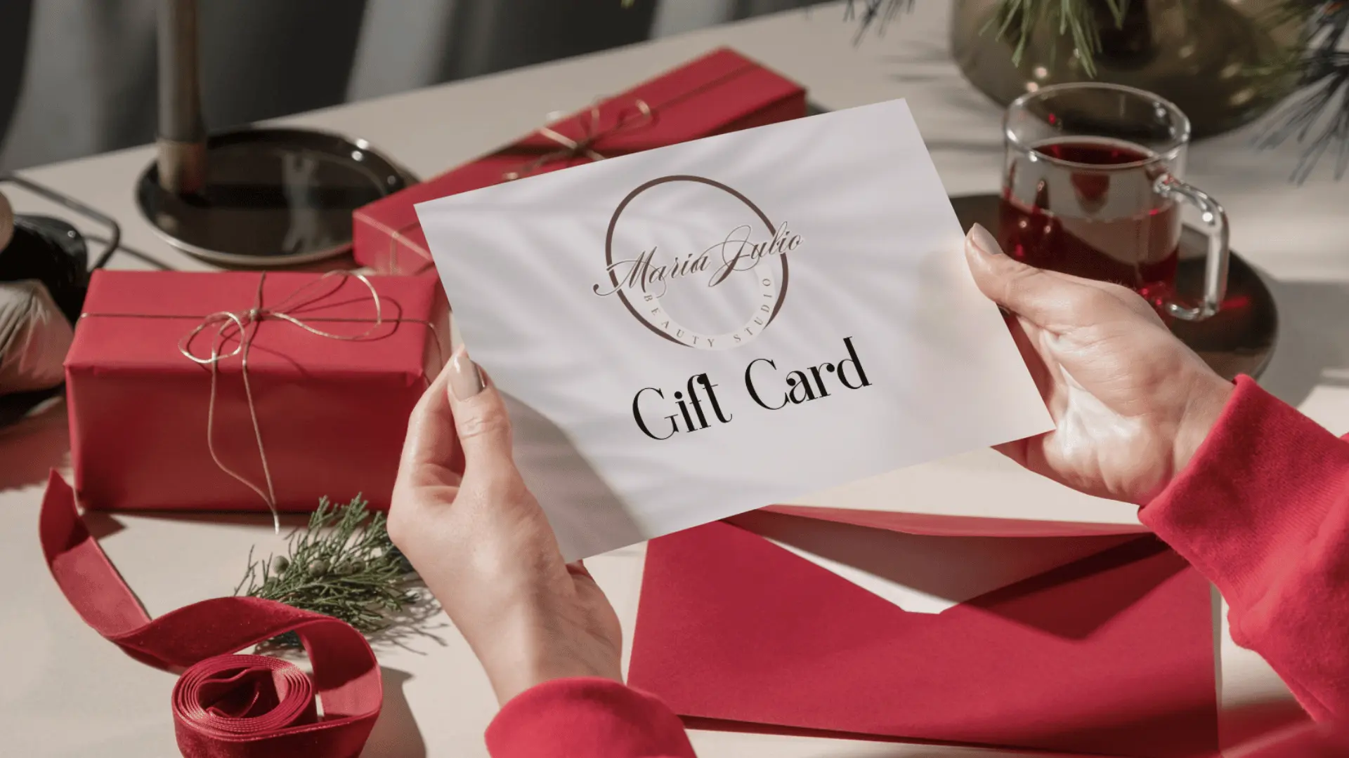 Maria Julio Beauty Studio gift card – the perfect present for beauty and self-care